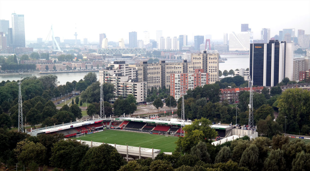 The home of Excelsior, one of the 3 soccer stadiums in Rotterdam, will be renamed to Van Donge & de Roo stadium